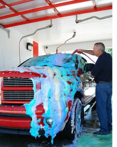 The Car Wash Express - Fourwinds - Product Spotlight- Triple Foam. Our  Triple Foam is a high sudsing foam polish that gives your car paint that  added shine. It is biodegradable, and