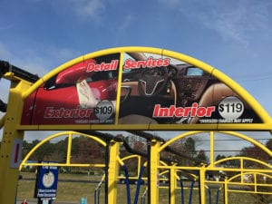 Car Wash Signs in Use