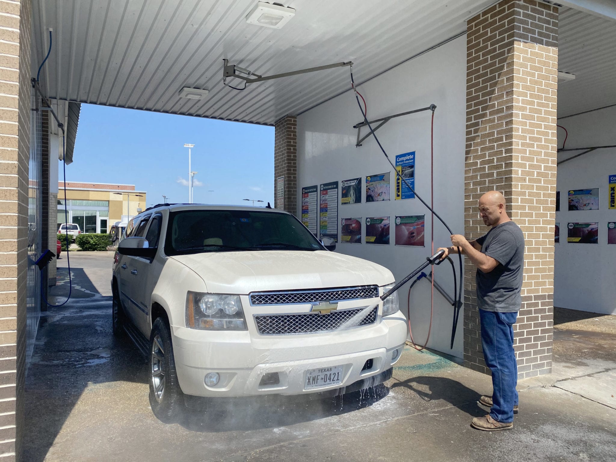 Remodel and Visual Upgrade of a Joan's SpotFree Car Wash in Texas