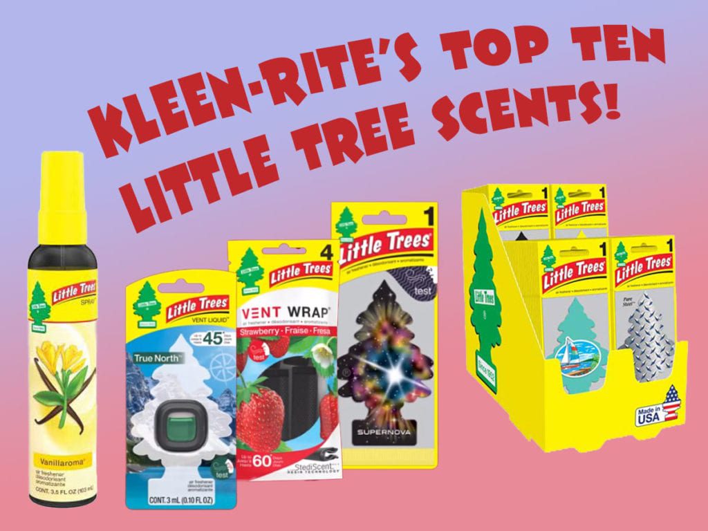 Our Top Ten Little Tree Scents to Add To Your Vending Selection!