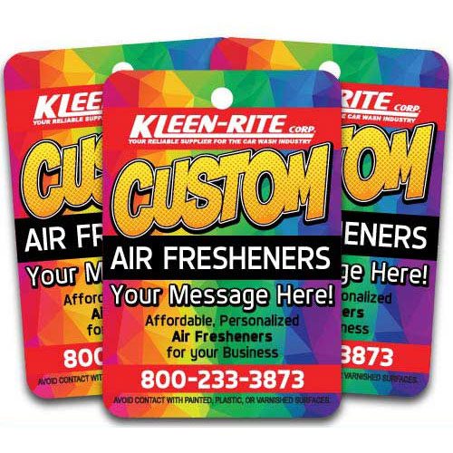 custom car wash air fresheners