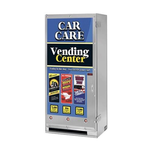 car wash drop-shelf vending machine